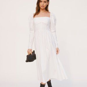 Reformation White Luce Dress